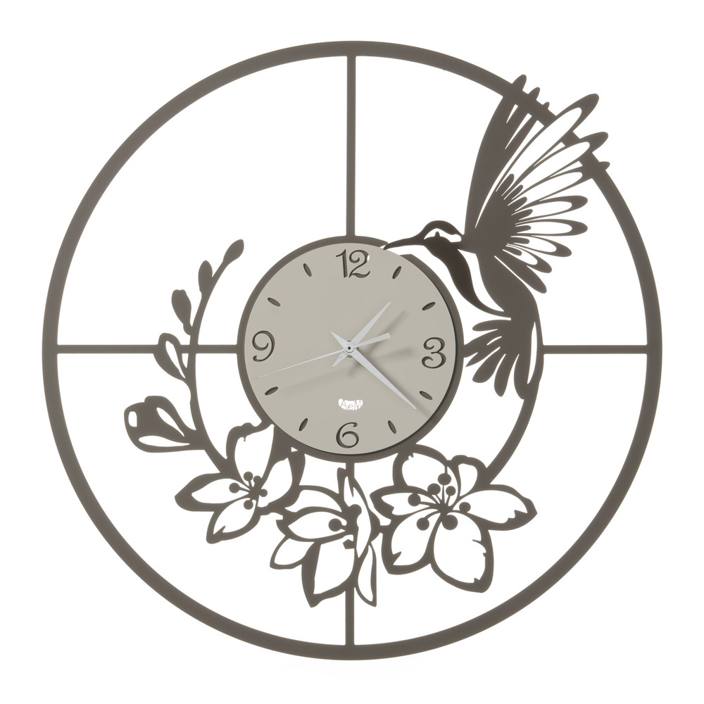 orologio da parete colibrì