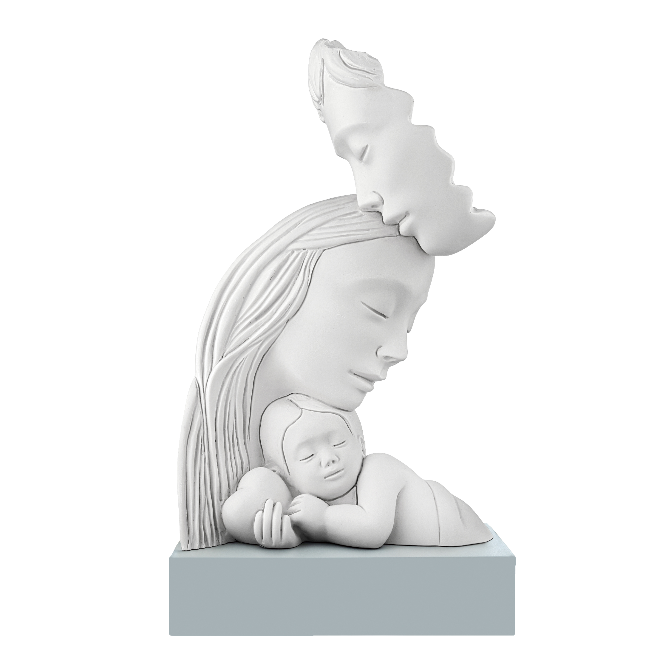 Scultura bacio famiglia - Bongelli Preziosi